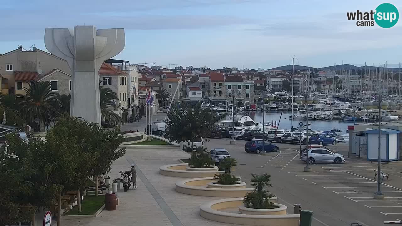 Vodice webcam live – front de mer