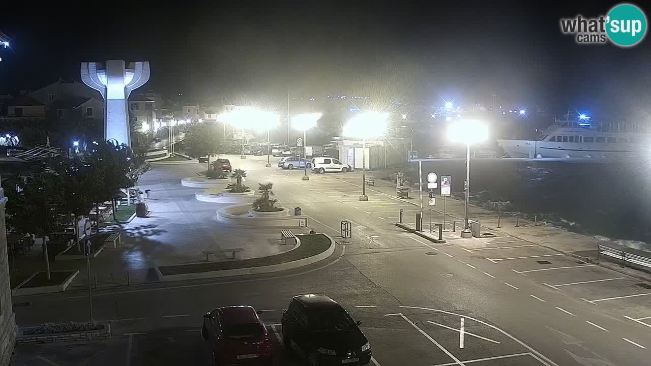 Vodice webcam live – front de mer
