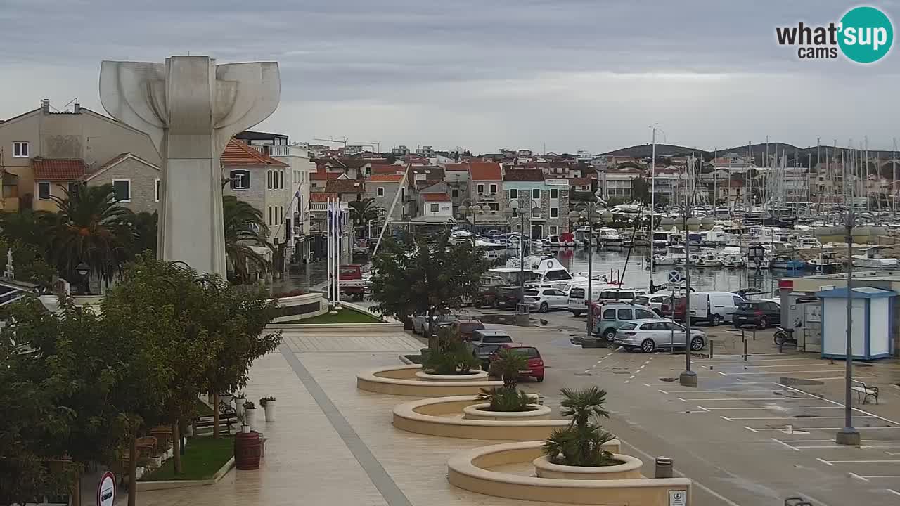 Vodice web kamera – marina i riva