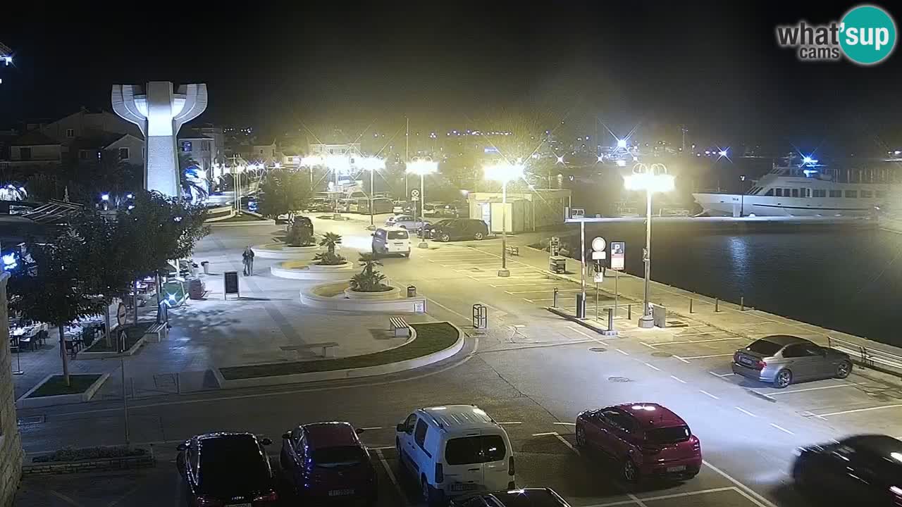 Vodice web kamera – marina i riva