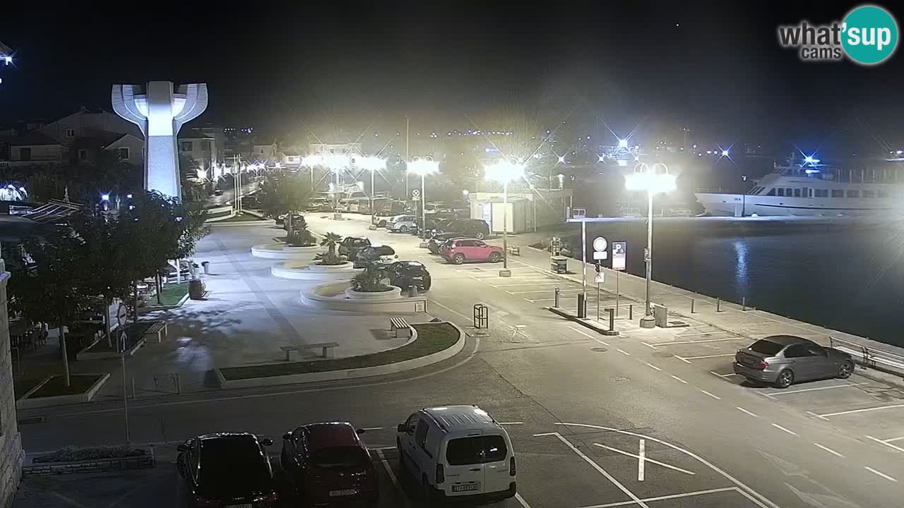 Vodice webcam live – front de mer