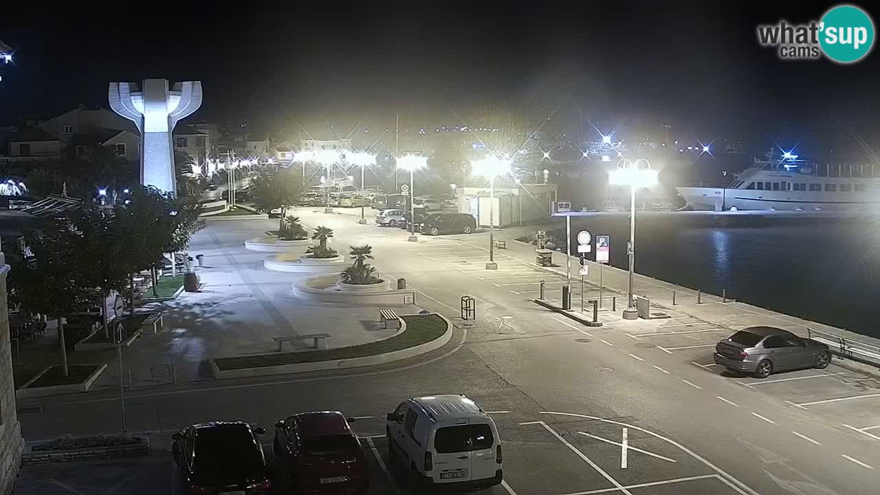 Vodice webcam live – front de mer