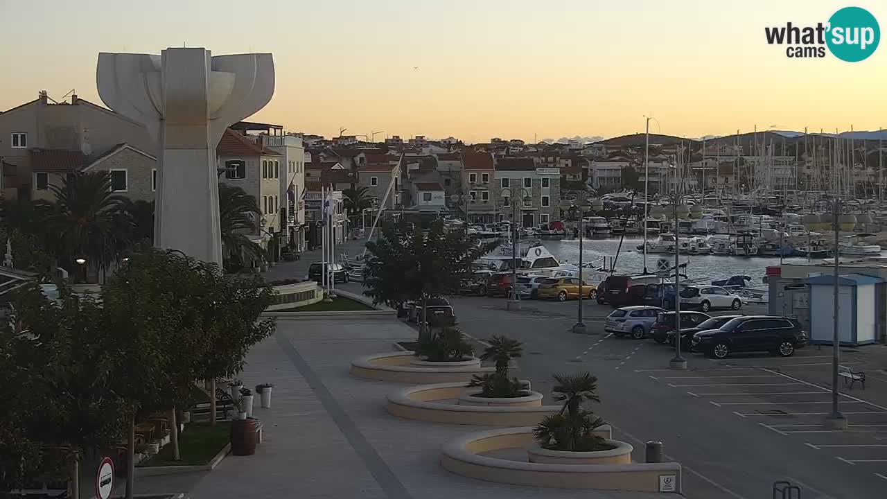 Vodice webcam live – front de mer