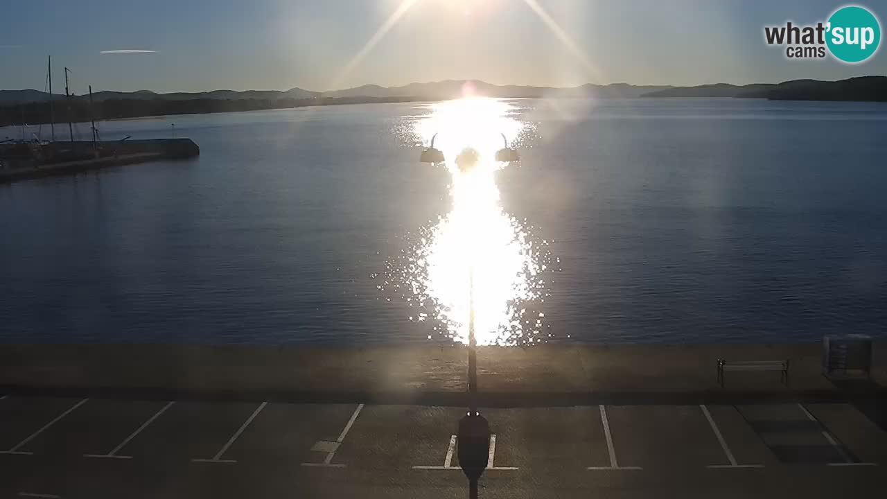Vodice Live webcam – marina and  seafront
