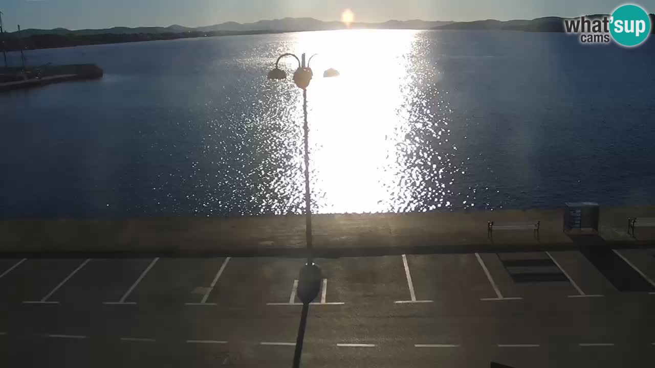 Vodice Live webcam – marina and  seafront