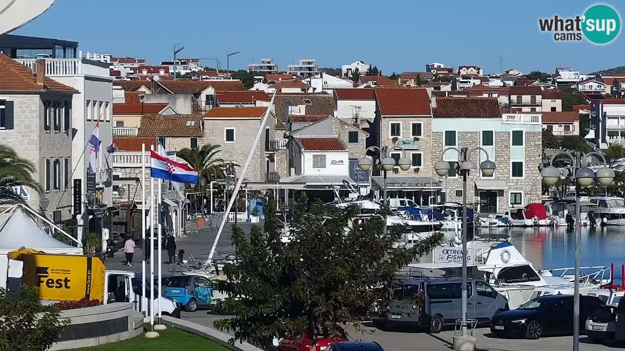 Vodice web kamera – marina i riva
