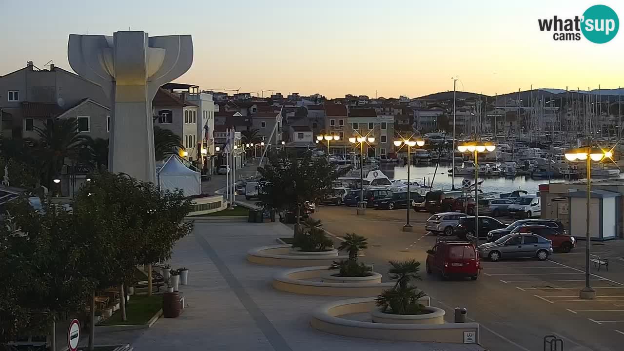 Vodice webcam live – front de mer