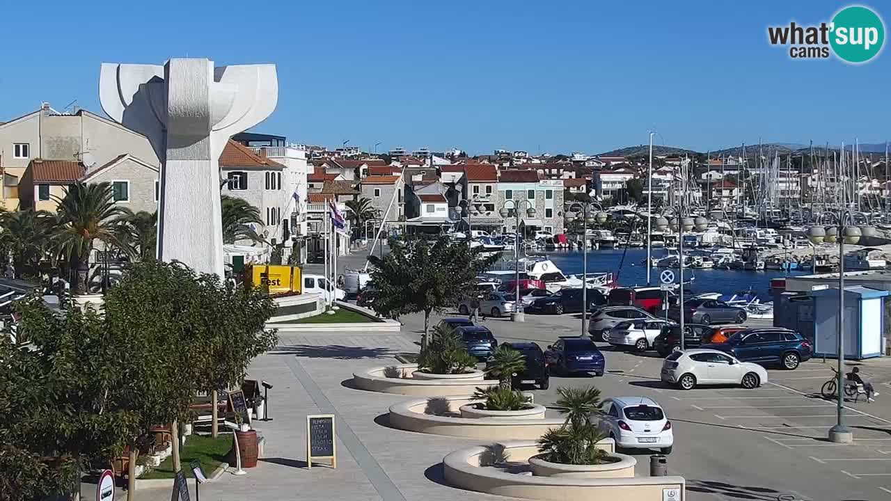 Vodice webcam – marina i meer