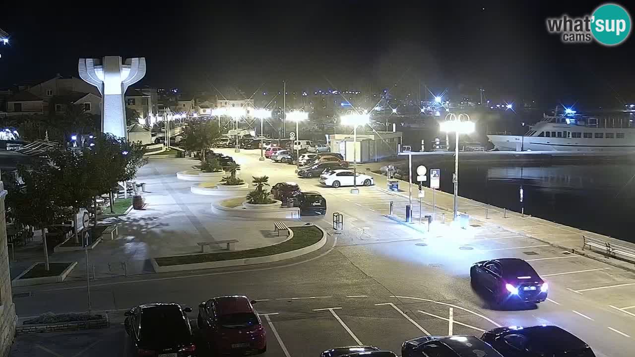 Vodice webcam live – front de mer