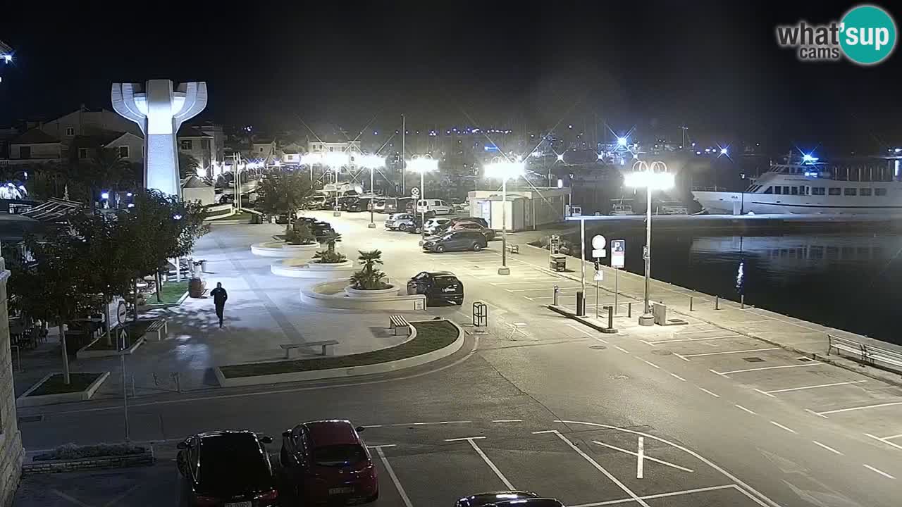 Vodice web kamera – marina i riva