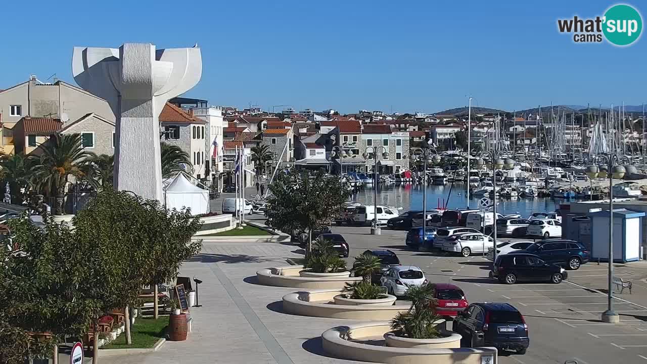 Vodice web kamera – marina i riva