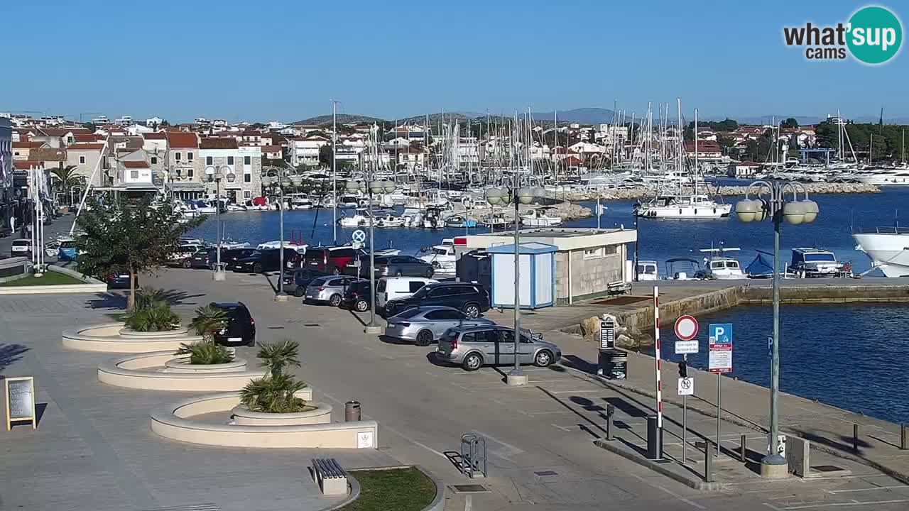 Vodice web kamera – marina i riva