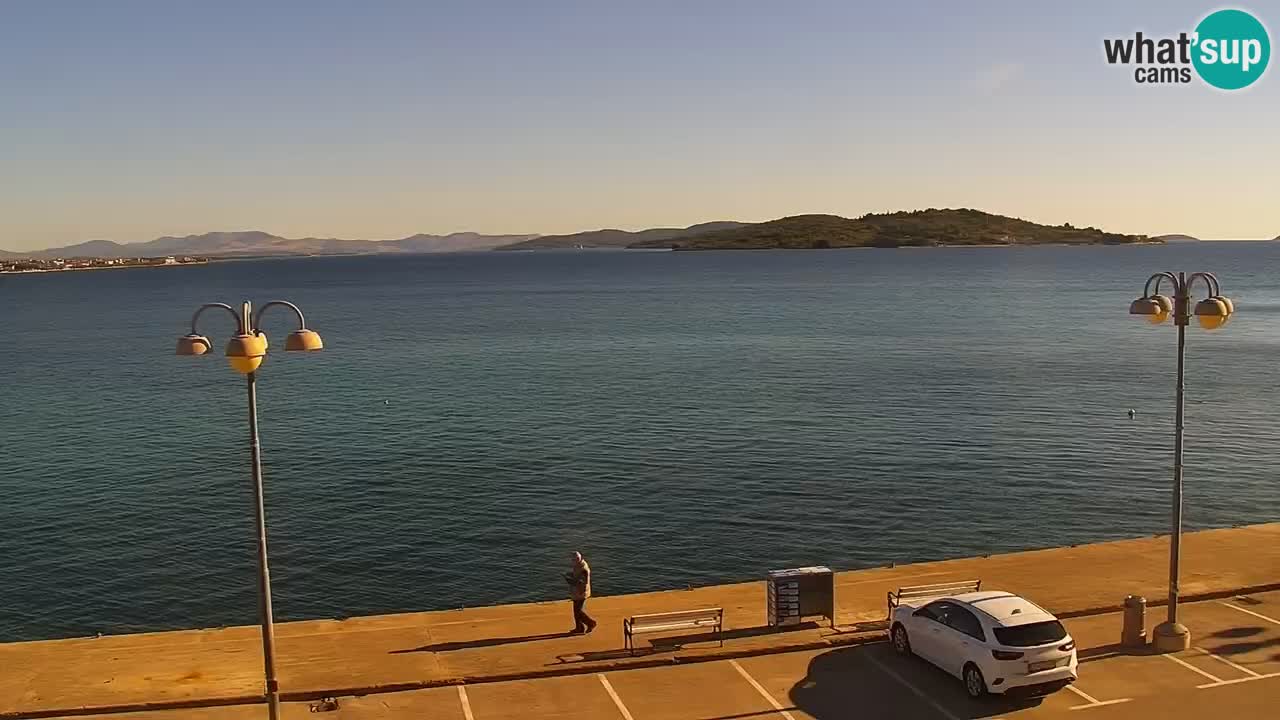 Vodice Live webcam – marina and seafront