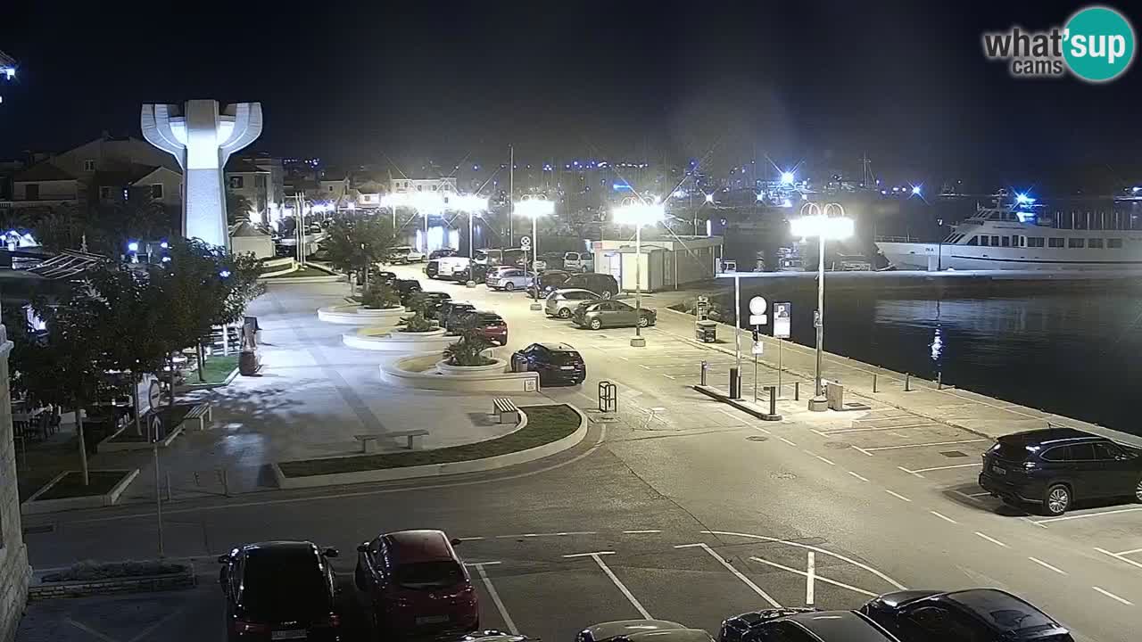 Vodice web kamera – marina i riva