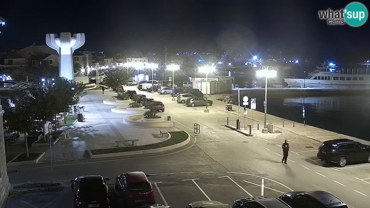 Vodice webcam live – front de mer