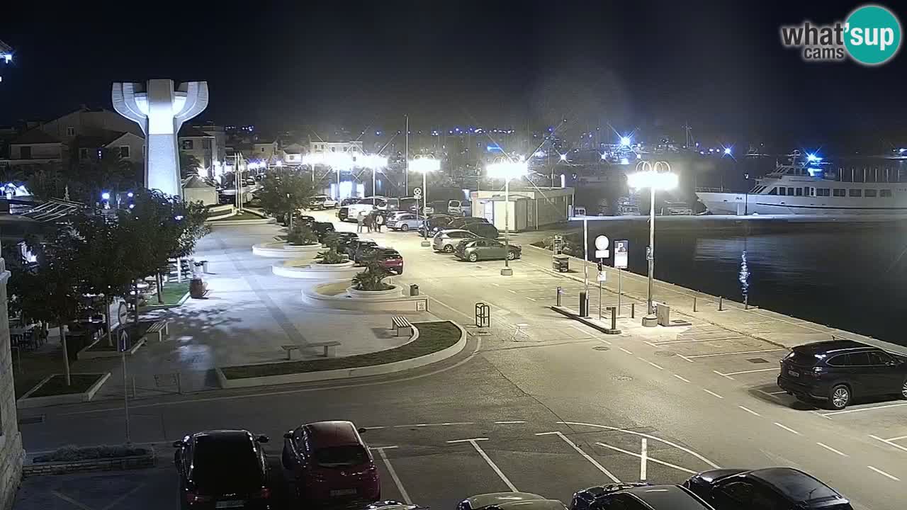 Vodice web kamera – marina i riva