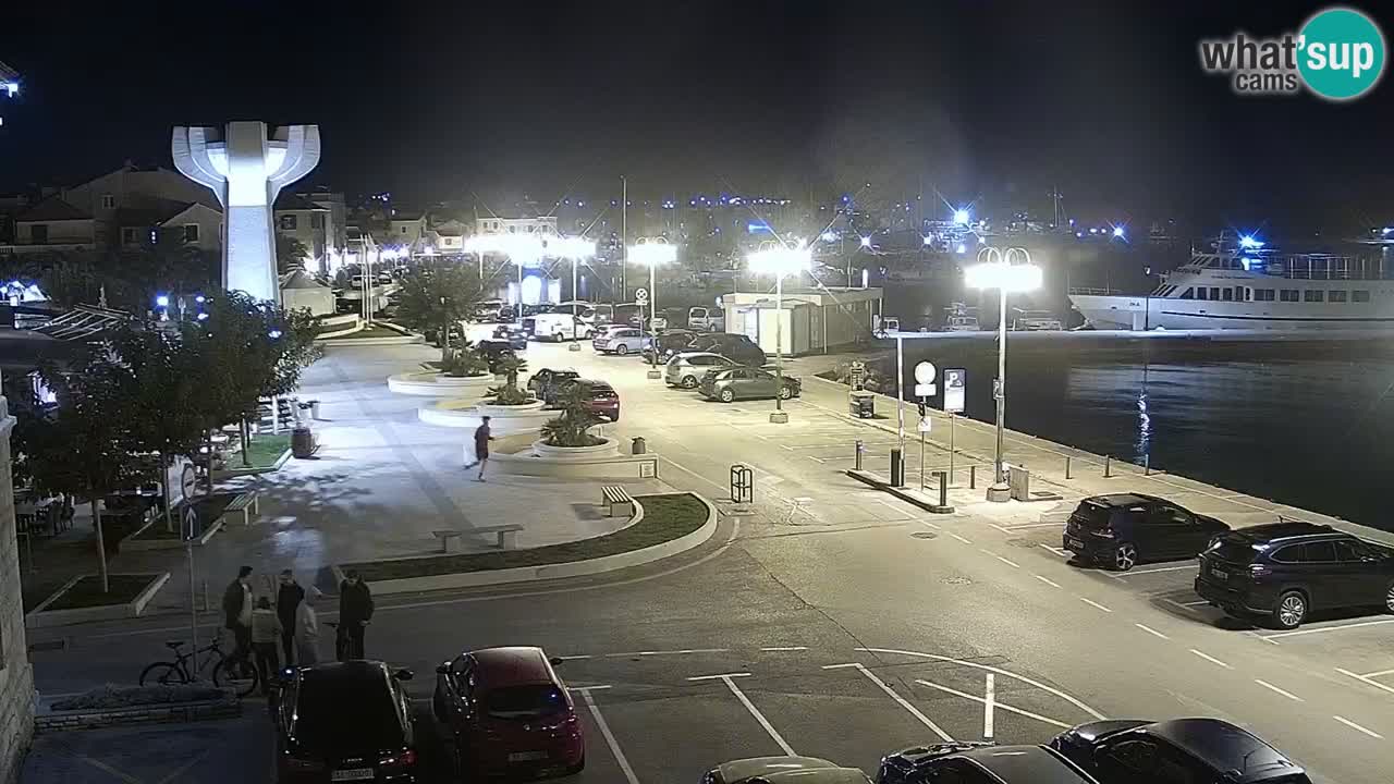 Vodice webcam – marina i meer