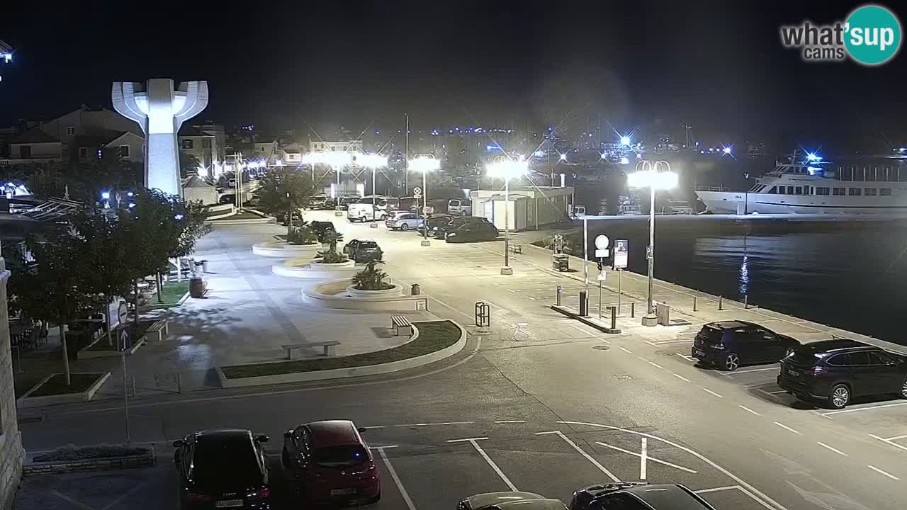 Vodice webcam live – front de mer