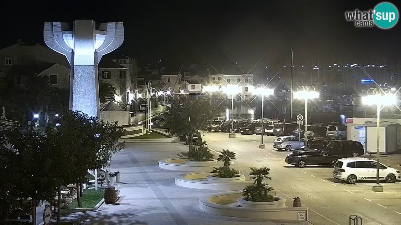 Vodice spletna kamera – marina in riva