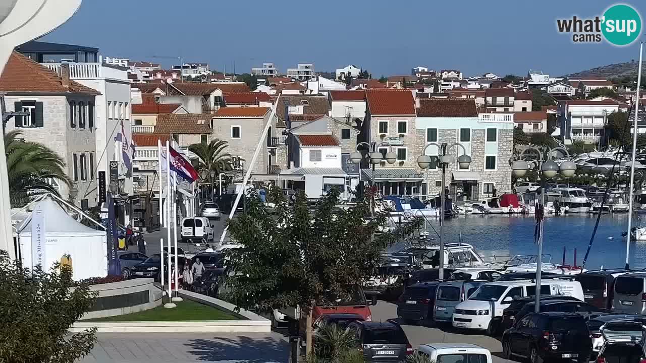 Vodice spletna kamera – marina in riva