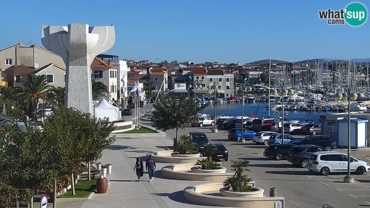Vodice webcam – marina i meer