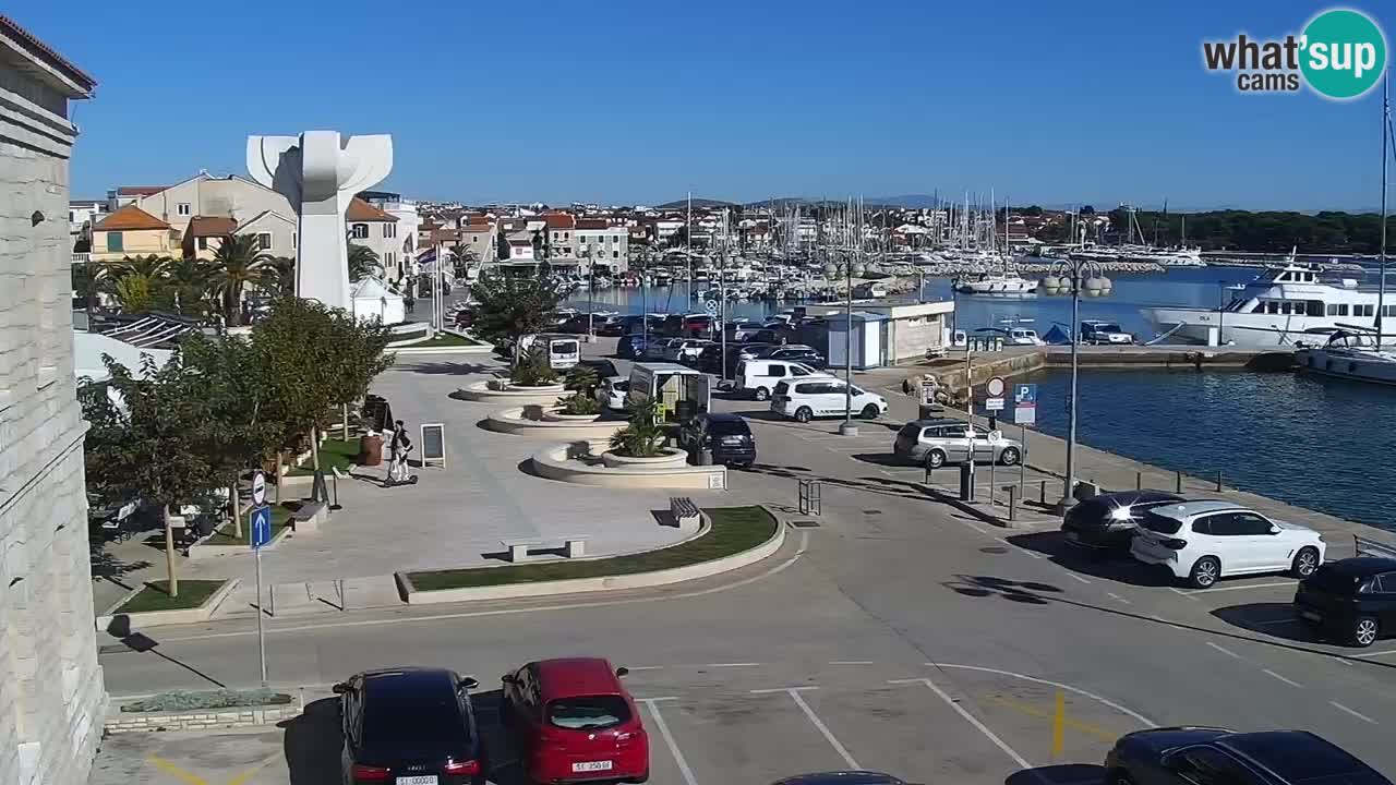 Vodice web kamera – marina i riva