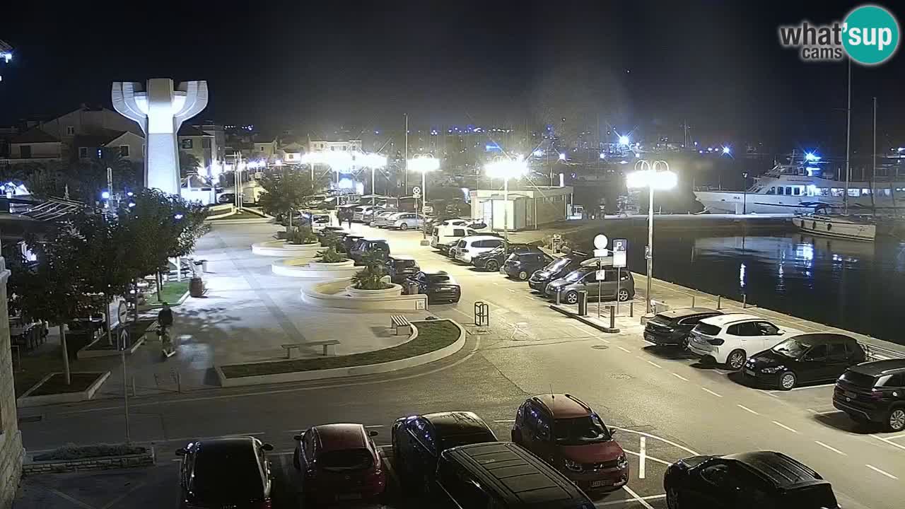 Vodice web kamera – marina i riva