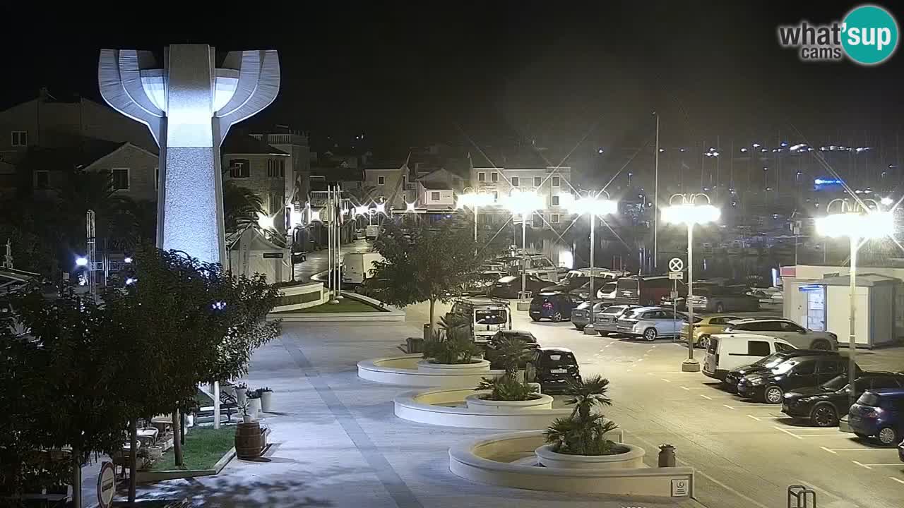 Vodice web kamera – marina i riva