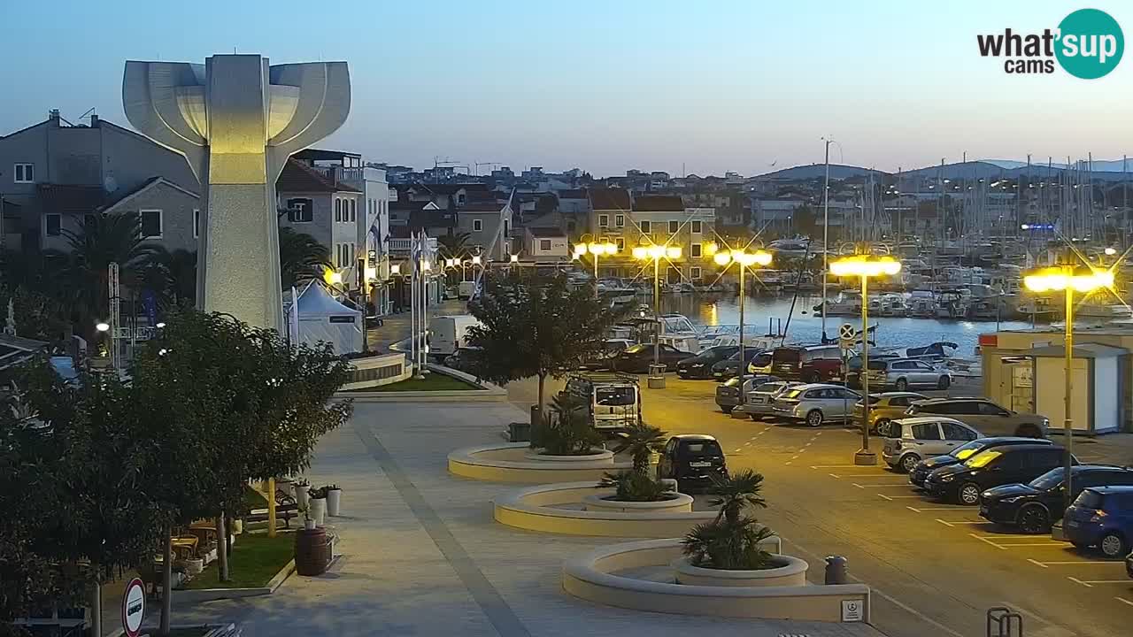 Vodice webcam live – front de mer