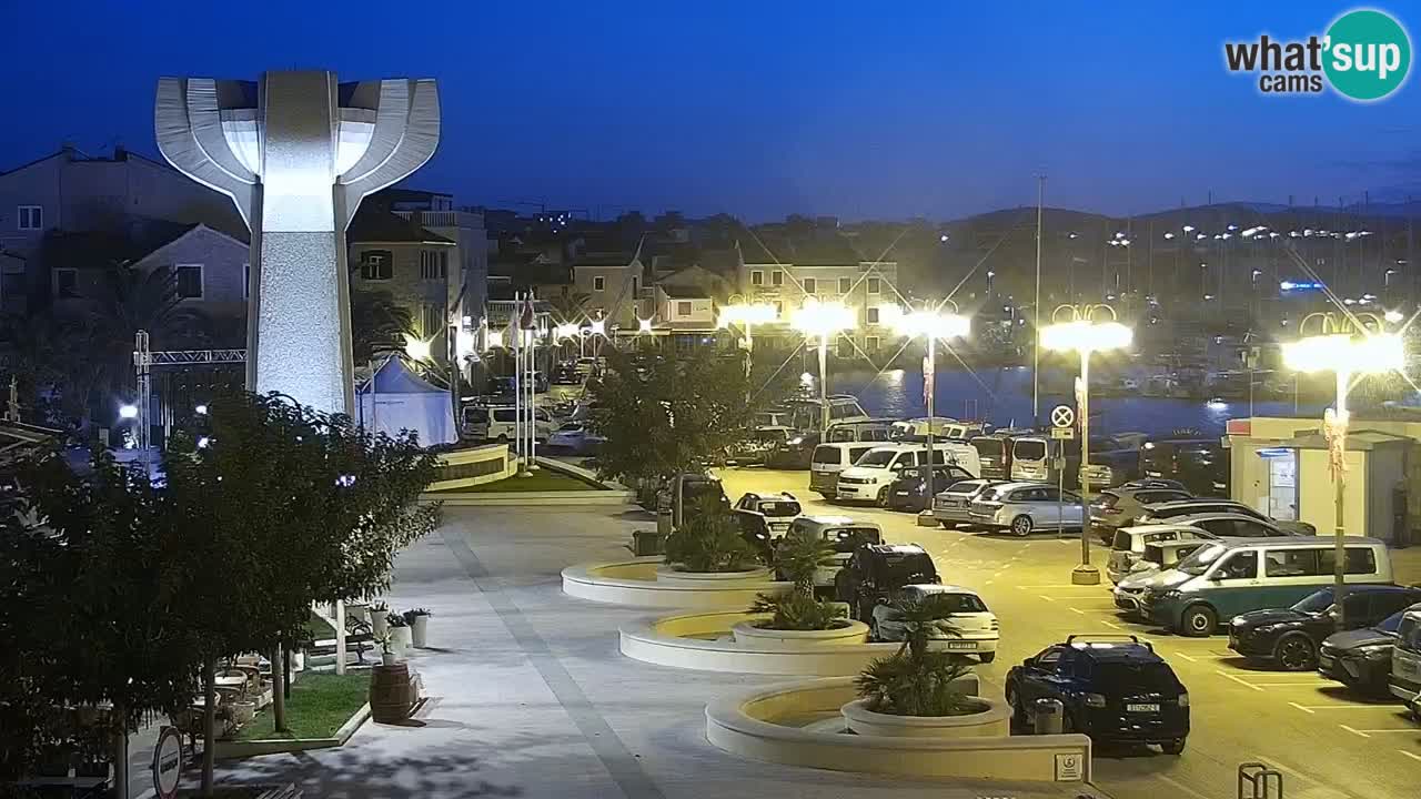 Vodice web kamera – marina i riva
