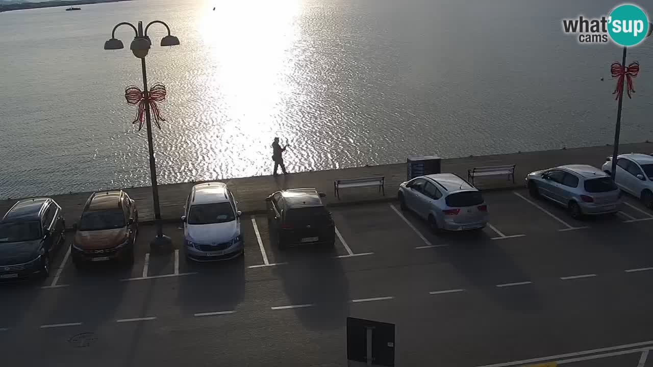 Vodice Live webcam – marina and  seafront