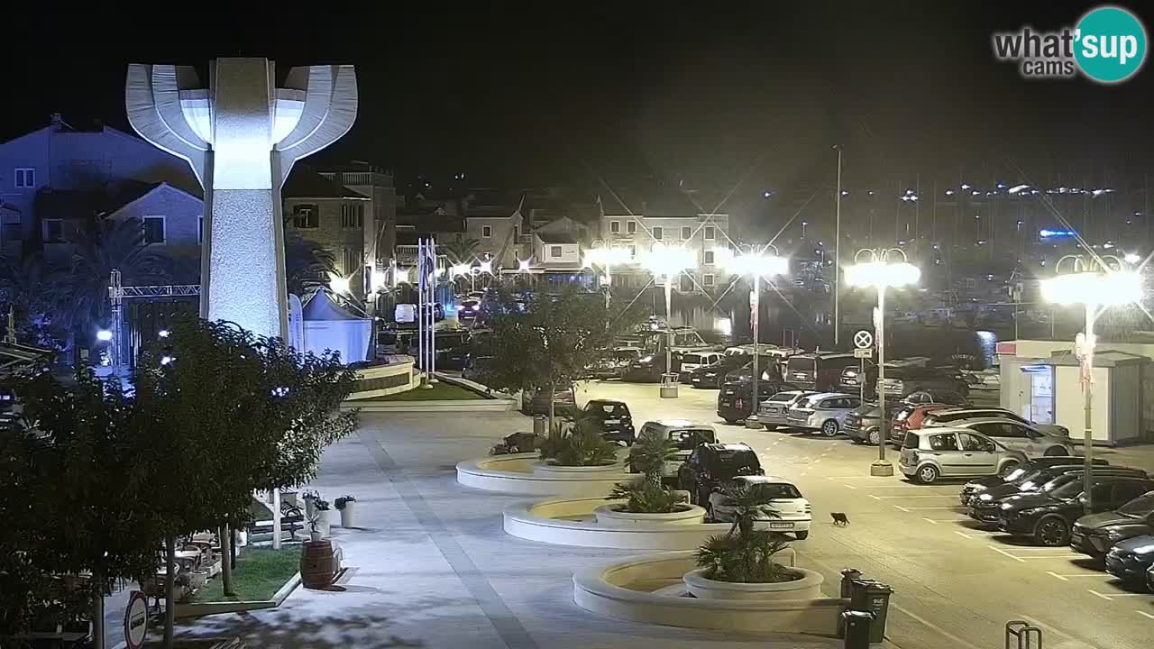 Vodice web kamera – marina i riva