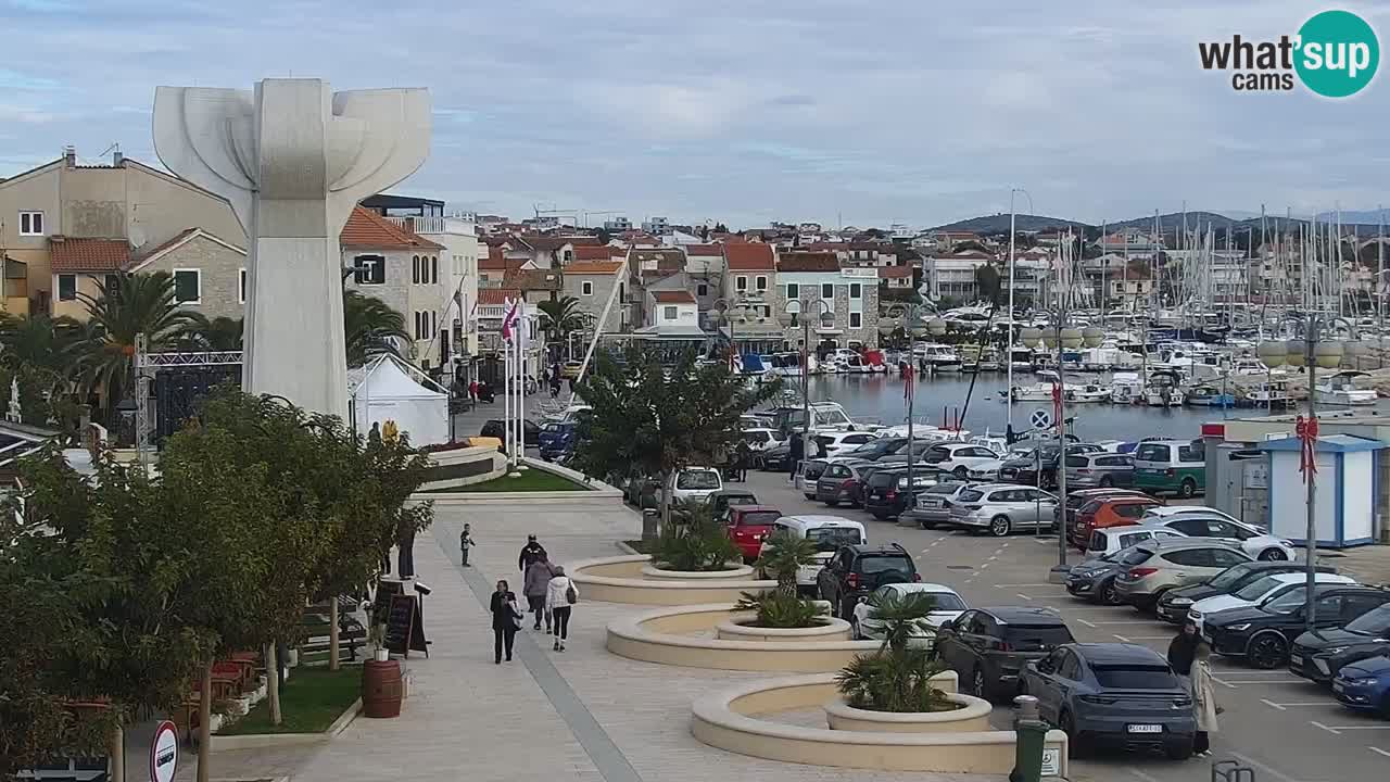 Vodice webcam – marina i meer
