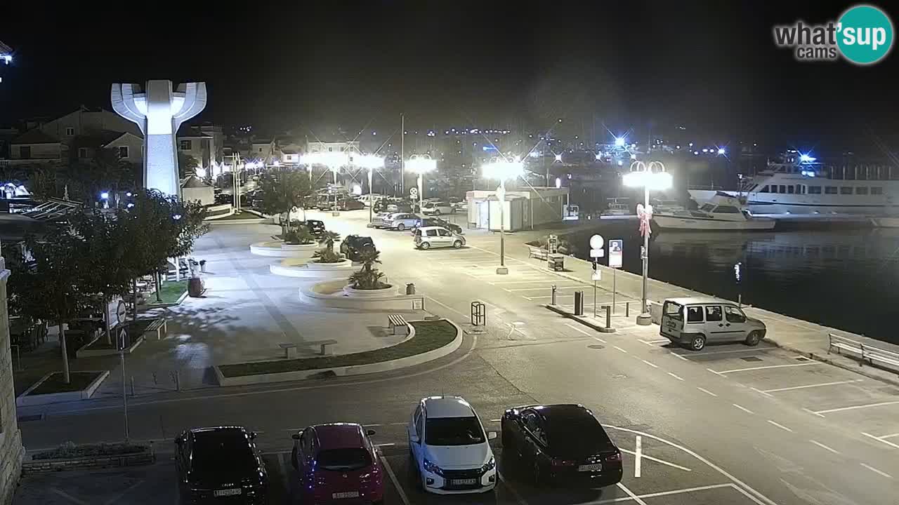 Vodice webcam live – front de mer