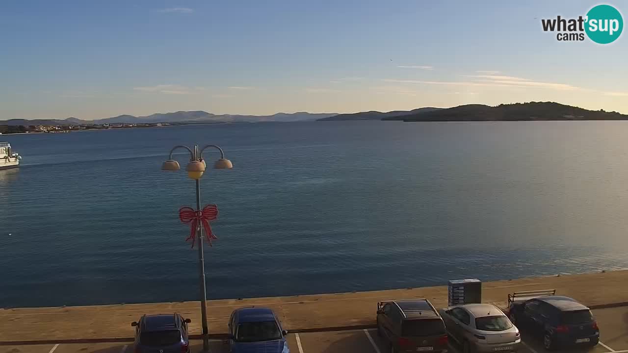 Vodice Live webcam – marina and  seafront