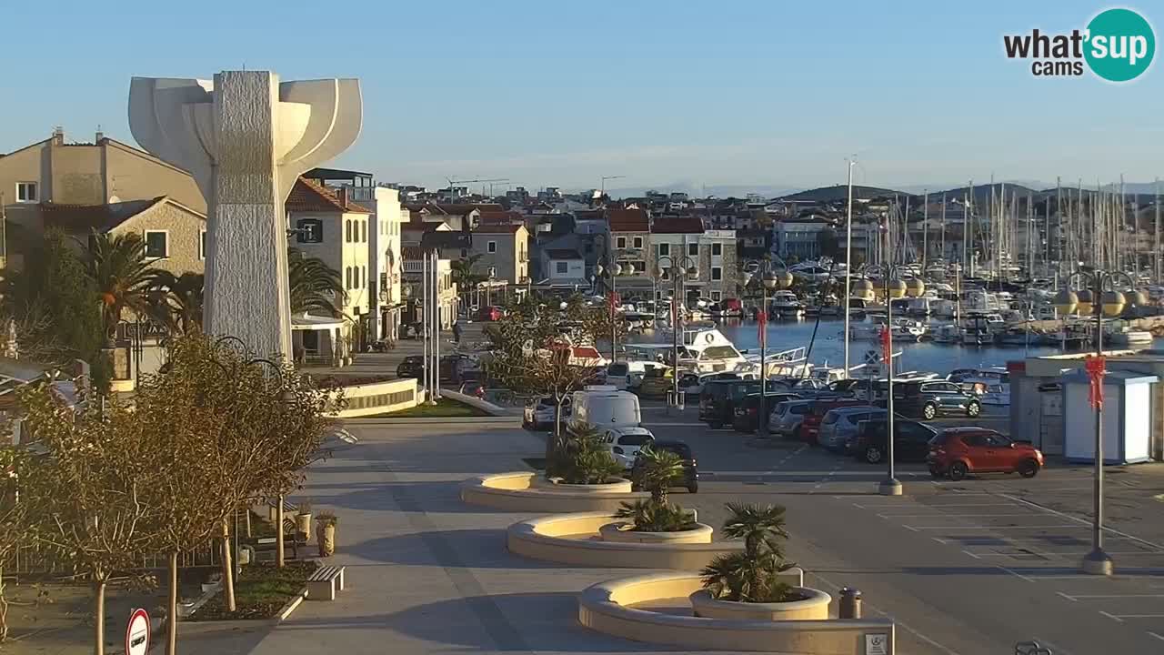 Vodice webcam – marina i meer