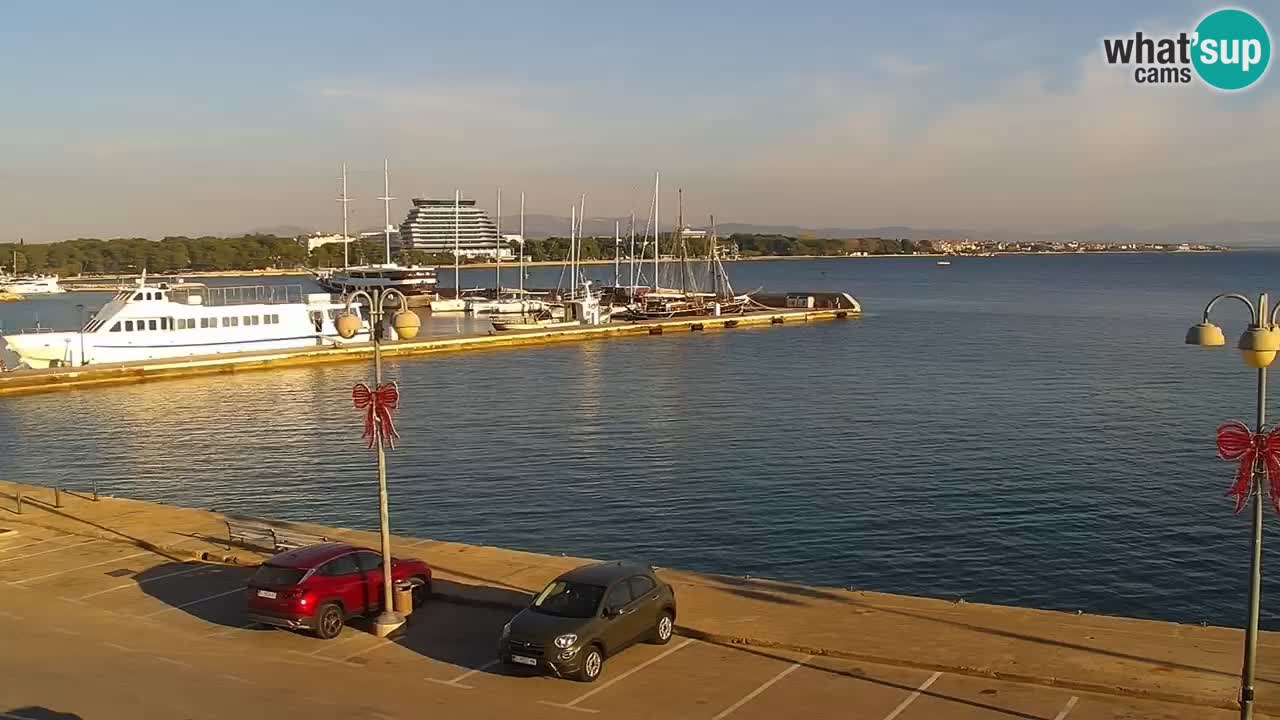 Vodice Live webcam – marina and  seafront