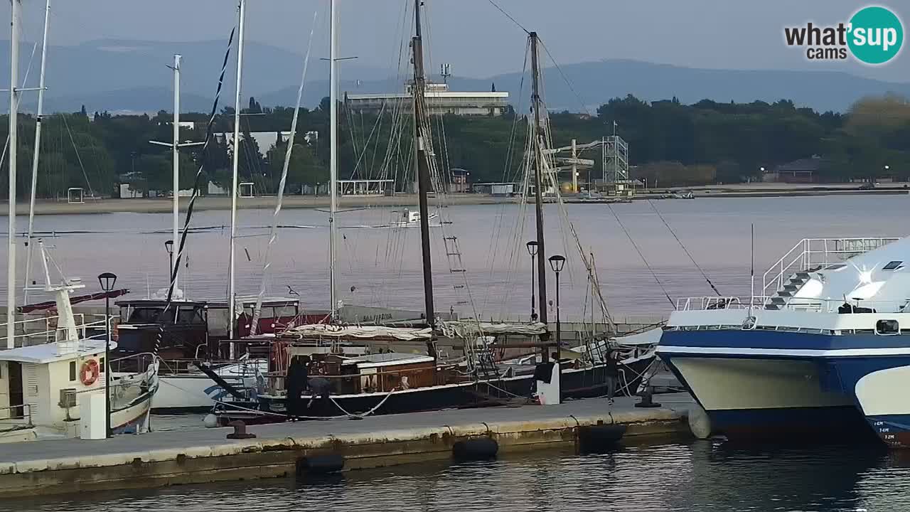 Vodice Live webcam – marina and  seafront