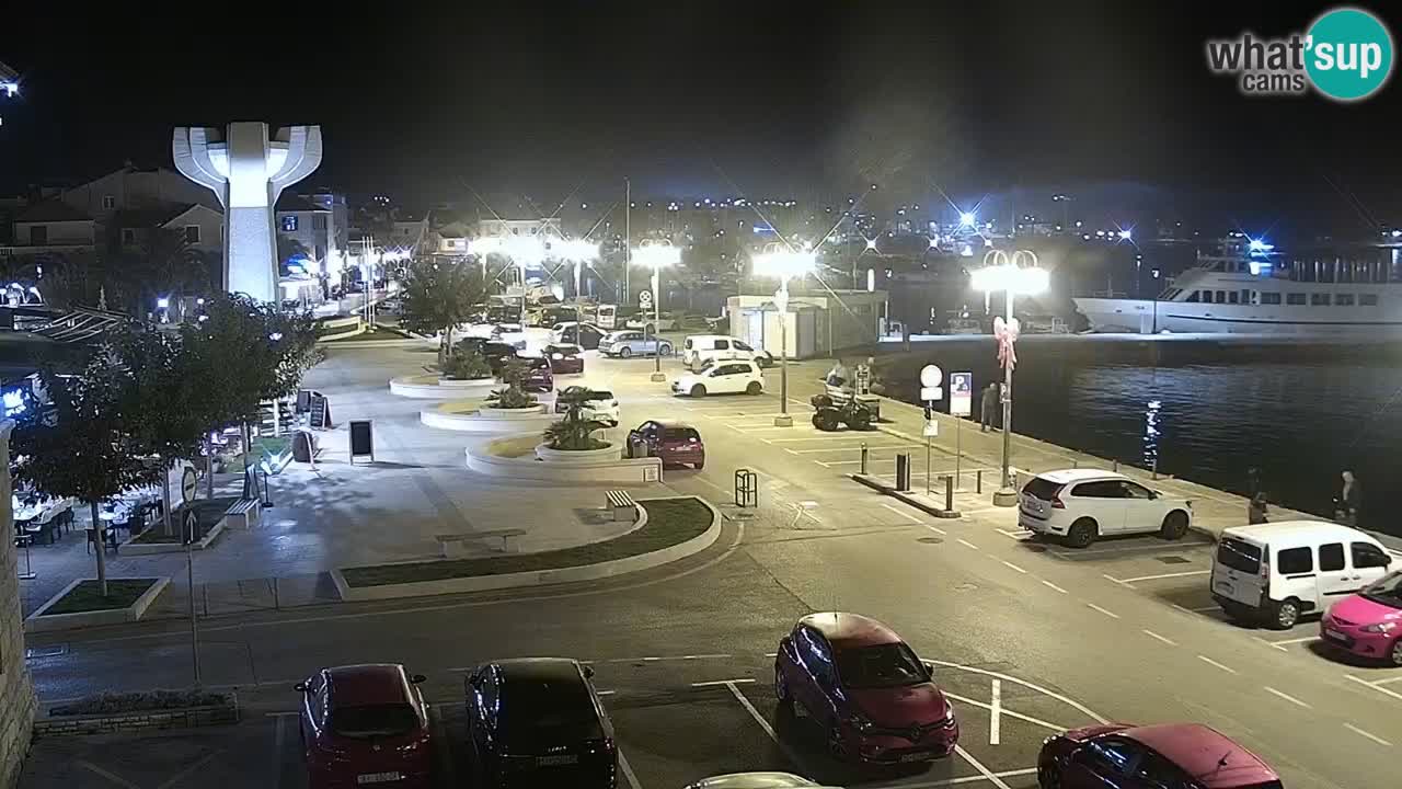 Vodice spletna kamera – marina in riva