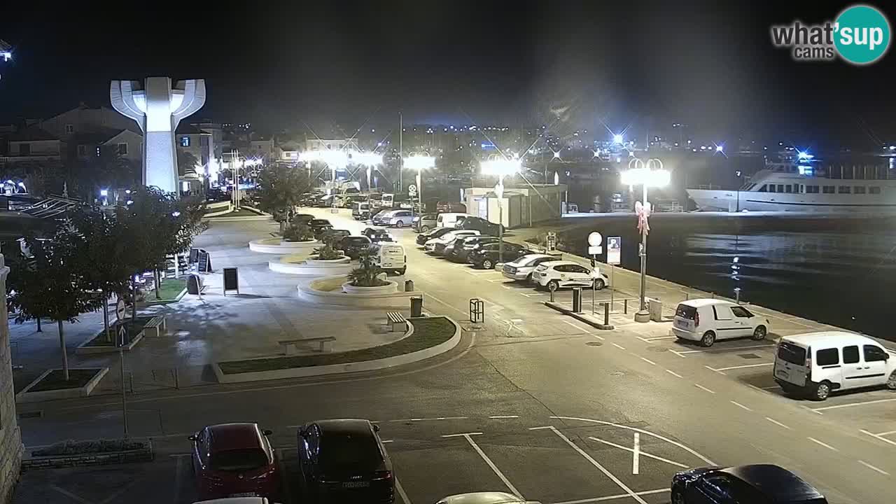 Vodice spletna kamera – marina in riva