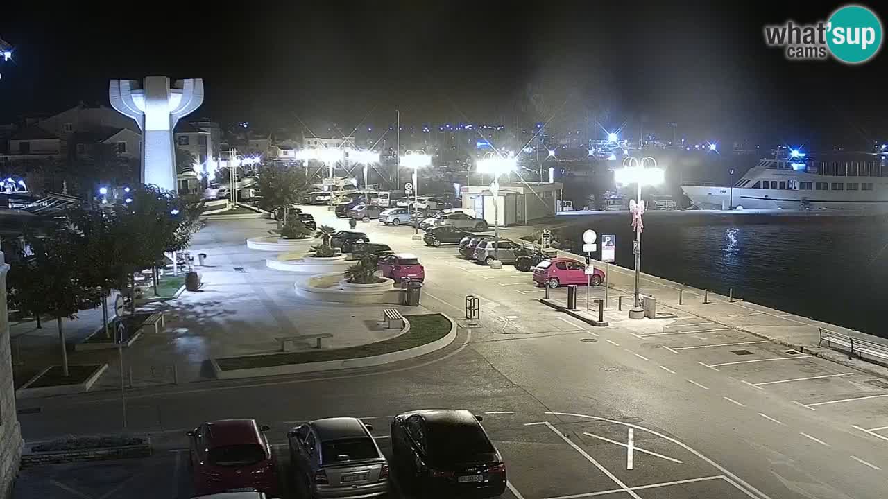 Vodice webcam live – front de mer