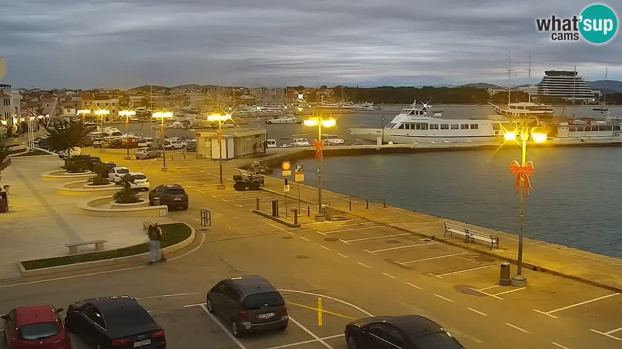 Vodice Live webcam – marina and seafront