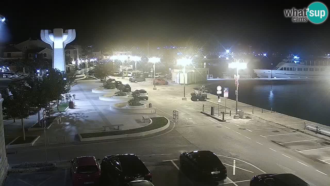 Vodice webcam live – front de mer