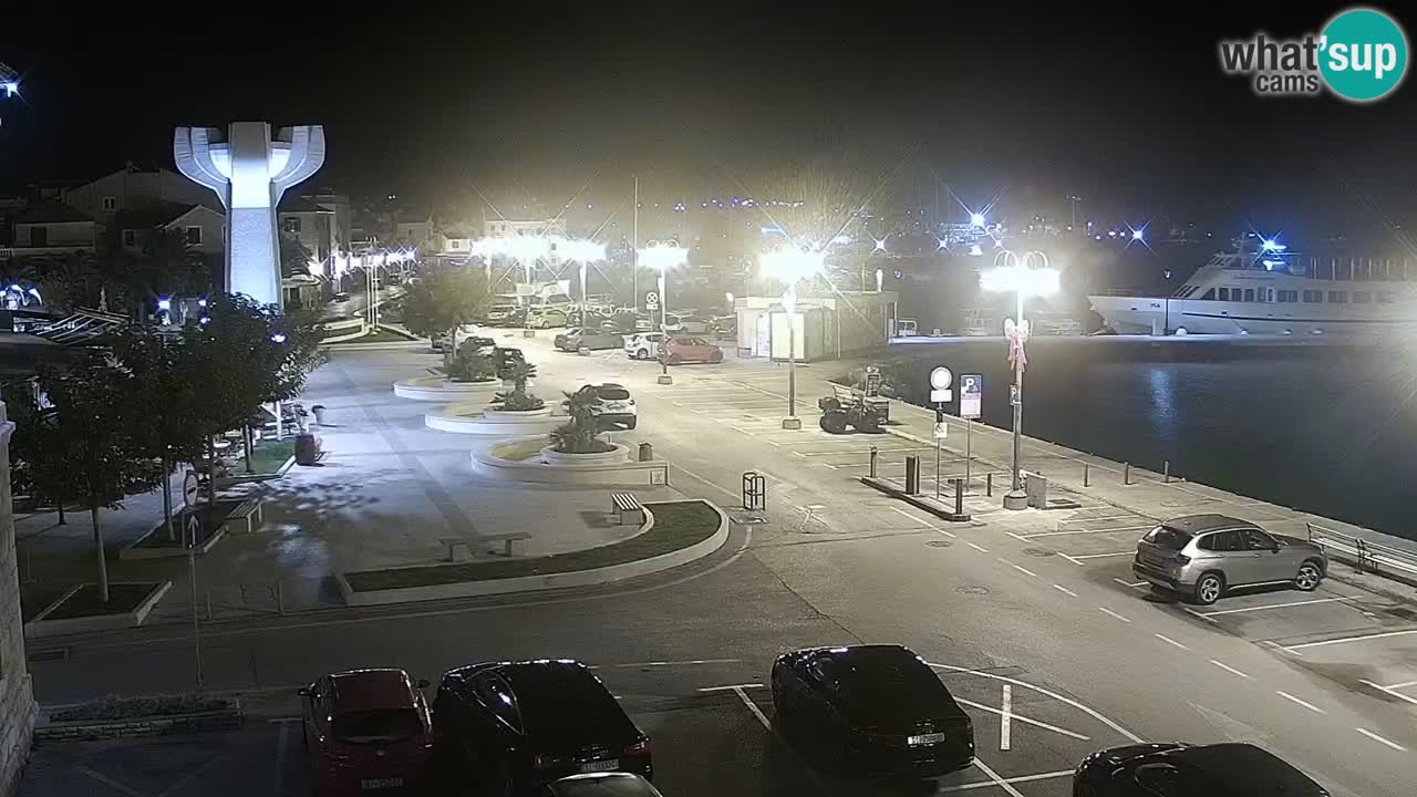 Vodice web kamera – marina i riva