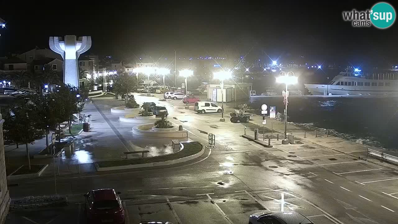 Vodice web kamera – marina i riva