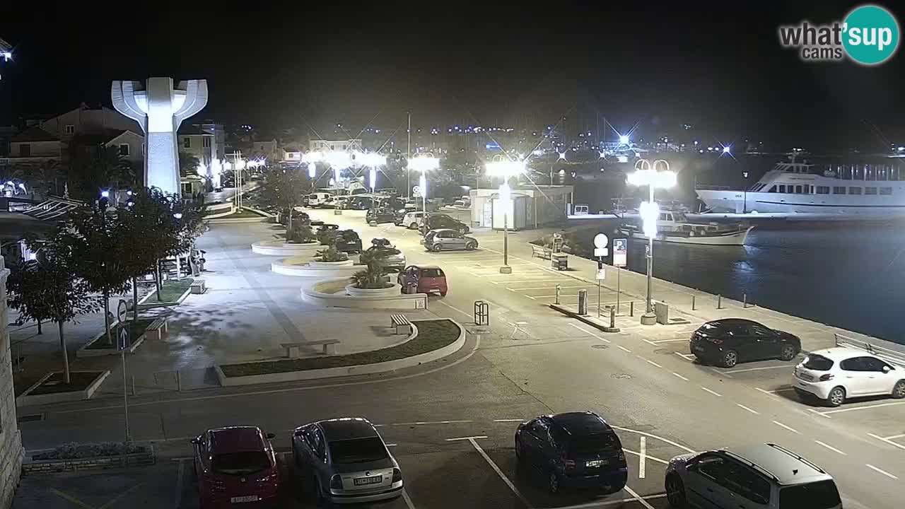 Vodice spletna kamera – marina in riva