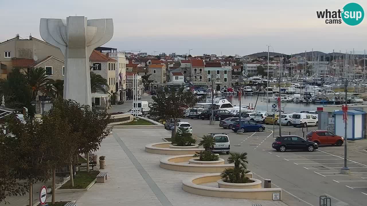 Vodice webcam live – front de mer