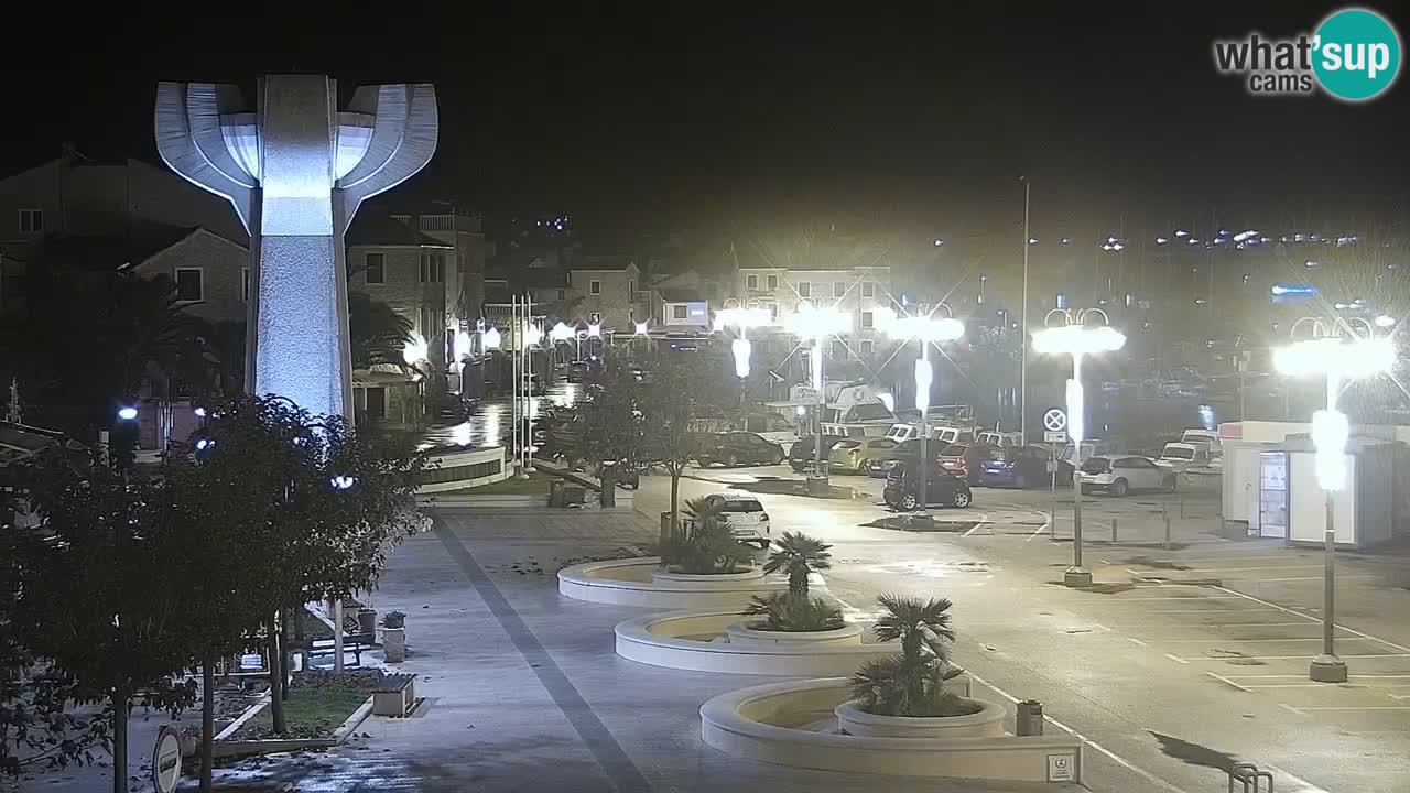 Vodice webcam live – front de mer