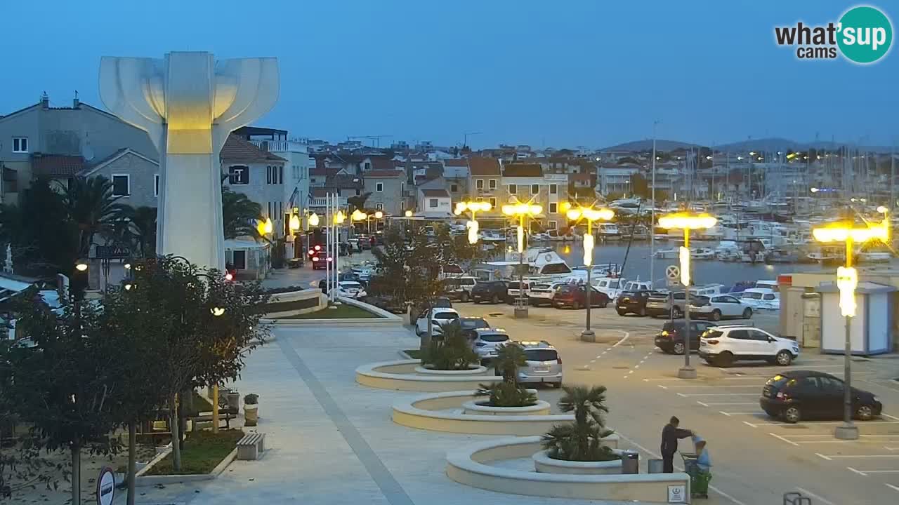 Vodice webcam live – front de mer