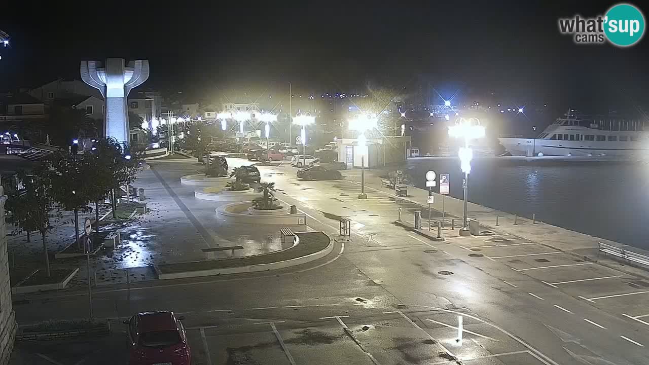 Vodice web kamera – marina i riva